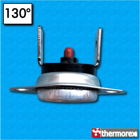 Thermostat TK32 at 130°C - Manual reset - Vertical terminals - With round clip