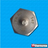 Thermostat TK24 147°C - Contacts normalement fermés - Terminaux vertical - Fixation avec vis M4 - Corps haut ceramique