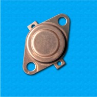 Thermostat R20 at 71°C - Normally closed contacts - Horizontal terminals - With round clip - Rated current 10A