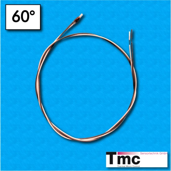 PTC thermal probe MF1 - Temperature 60°C - Cables 500/500 mm