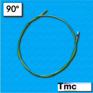 Sonda termica PTC MF1 - Temperatura 90°C - Cables 500/500 mm