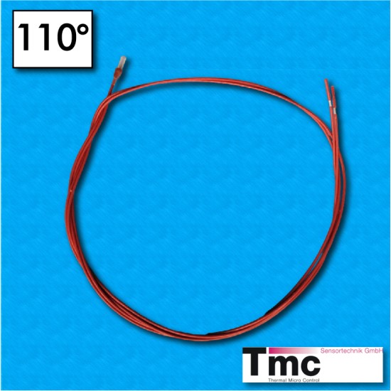 Sonda termica PTC MF1 - Temperatura 110°C - Cables 500/500 mm