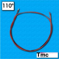 PTC thermal probe MF1 - Temperature 110°C - Cables 500/500 mm