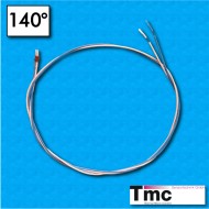 Sonda termica PTC MF1 - Temperatura 140°C - Cables 500/500 mm