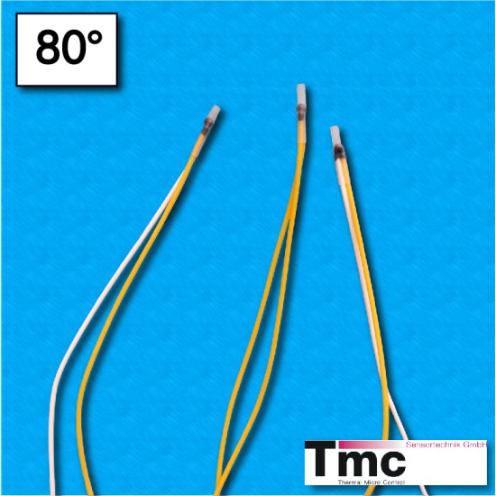 PTC thermal probe MF1 - Temperature 80°C - Cables 500/200/200/500 mm