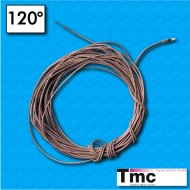 Sonda termica PTC MF1 - Temperatura 120°C - Cables 4000/4000 mm
