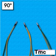 Sonde thermique PTC MF1 - Temperature 90°C - Cables 500/200/200/500 mm