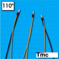Sonda termica PTC MF1 - Temperatura 110°C - Cables 500/200/200/500 mm