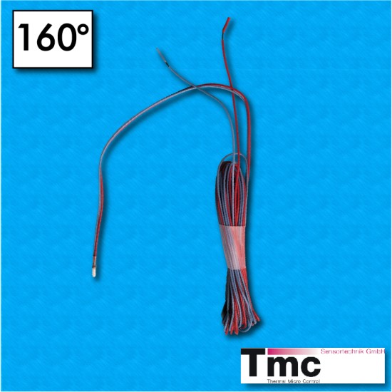Sonda termica PTC MF1 - Temperatura 160°C - Cables 2500/2500 mm