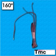 PTC thermal probe MF1 - Temperature 160°C - Cables 2500/2500 mm