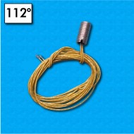 Protecteur thermique E11 - Temperature 112°C - Cables 1450/1450 - Courant nominal 2,5A