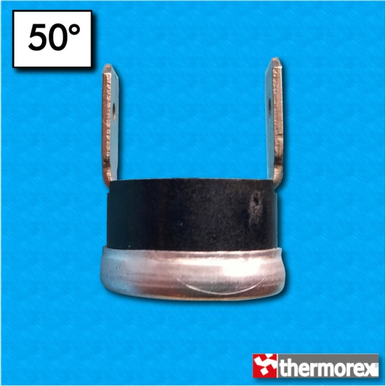 Termostato TK24 a 50°C - Contactos normalmente abierto - Terminales vertical - Sin fijar