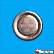 Thermostat TK24 50°C - Contacts normalement ouvert - Terminaux vertical - Sans fixation