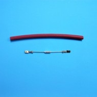 Assembled thermalfuse TF1-CAB1A - Temperature 121°C - 150 mm Sheath - For coffee machines