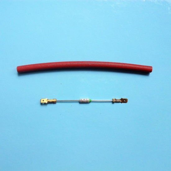 Assembled thermalfuse TF1-CAB3B - Temperature 167°C - 160 mm Sheath - For coffee machines