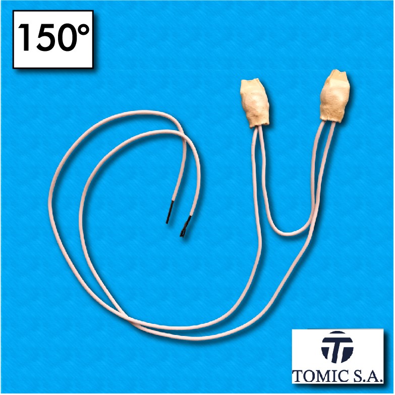 Thermal protector AC02, temperature 150°C, cables 300/50/300 mm, rated current 6,3A
