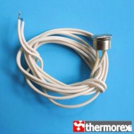 Termostato TK24 a 10°C - Contactos normalmente cerrados - Cables 1000/1000 mm - Presilla redonda