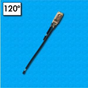 Protettore termico CD79 - Temperatura 120°C - Cavetti 30/90 mm - Portata 9A