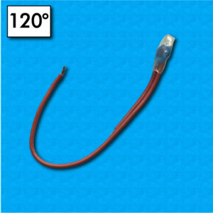 Protettore termico T11 - Temperatura 120°C - Cavetti 150/50 mm - Portata 2,5A