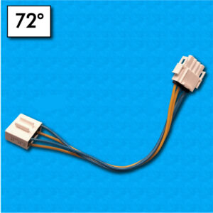 Sensore frigo TF-TV-435CD6 - Temperatura 72°C - Compatibile Indesit 16001616806