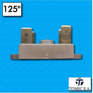 Termostato bimetallico manuale bifase tipo AK33 - Temperatura 125°C - Portata 16A