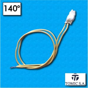 Protettore termico AC02 - Temperatura 140°C - Cavetti 300/300 mm - Portata 6,3A