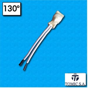 Protettore termico AC02G - Temperatura 130°C - Cavetti 60/60 mm - Portata 6,3A
