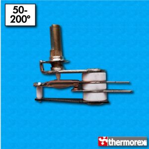 Termostato regolabile TKP - Temperatura d'intervento 50°/200°C - Portata 16A/250V