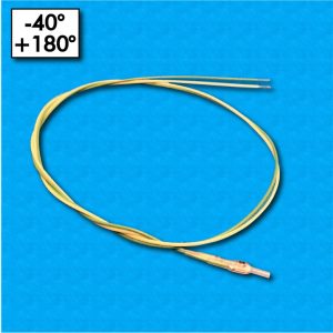 Sonda termica PTSTKTY-500500 - Range -40°/+180°C - Cavi FEP 500/500mm