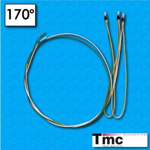 Sonda termica PTC MF1 a terna - Temperatura 170°C - Cavetti 500/200/200/500 mm