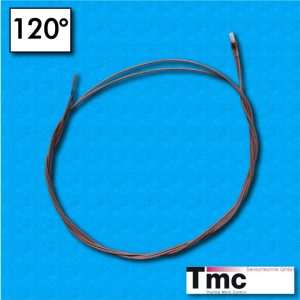 Sonda termica PTC MF1 - Temperatura 120°C - Cavetti 500/500 mm