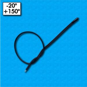 Sonda termica ST-KWCE-27-280 - Range -20°/+150°C - Cavetti in PVC 280/280mm - Beta 3977 - Corpo in resina epossidica
